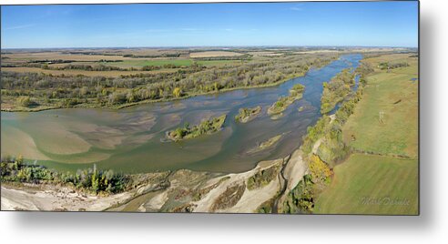 Platte River Metal Print featuring the photograph The Platte River by Mark Dahmke