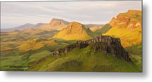 Isle Of Skye Metal Print featuring the photograph Trotternish Summer Panorama by Stephen Taylor
