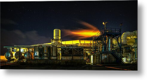 Panorama Metal Print featuring the photograph Fire In The Sky by Riccardo Lucidi