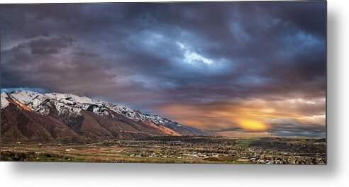 Uintah Metal Print featuring the photograph Uintah Sunrise by Michael Ash