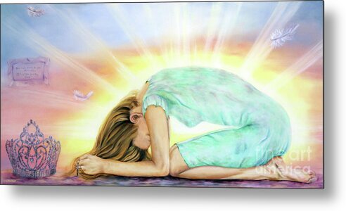 Worship Metal Print featuring the painting Give It All Back To You by Jeanette Sthamann
