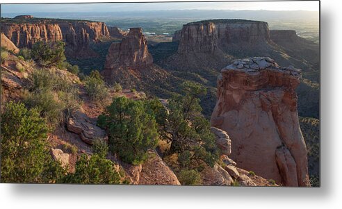 Colorado Metal Print featuring the photograph Colorado National Monument by Aaron Spong