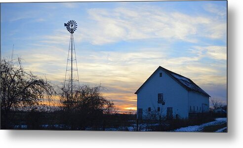 Barn Metal Print featuring the photograph Dougherty Barn Panorama by Bonfire Photography