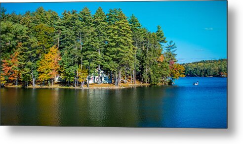 Guy Whiteley Photography Metal Print featuring the photograph Fall Fishing by Guy Whiteley