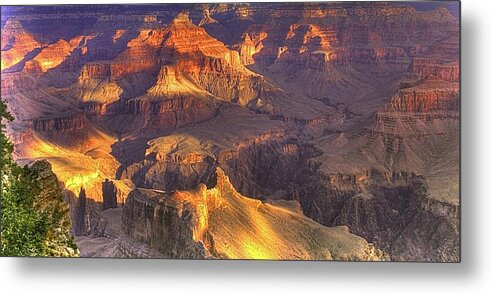 Grand Canyon Metal Print featuring the photograph Grand Canyon - Sunrise Adagio - 1B by Michael Mazaika