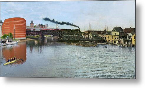 Train Metal Print featuring the photograph Into the past by Aleksander Rotner