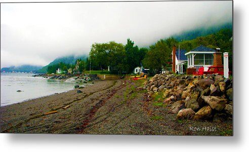Cottage Metal Print featuring the photograph Misty Morning by Ron Haist