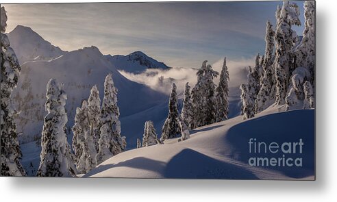 Mount Baker Metal Print featuring the photograph Mount Baker Snowscape by Mike Reid