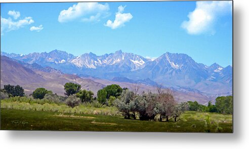 Sierra Metal Print featuring the photograph Mountain Valley by Frank Wilson