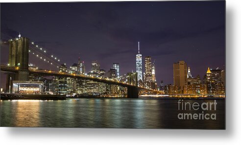 New York City Metal Print featuring the photograph New York Nights by Keith Kapple