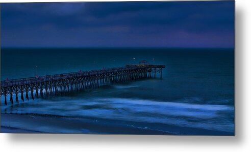 Beach Metal Print featuring the photograph Ocean Blue by Dave Bosse