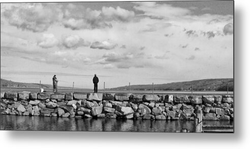 Fishing Metal Print featuring the photograph Spring Fishing by Monroe Payne