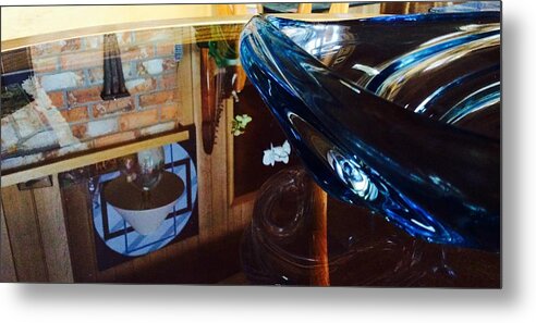 Reflection Metal Print featuring the photograph This is my house... by Kate Gibson Oswald