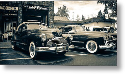 Car Metal Print featuring the photograph We Grease to Please 2 by Ronda Broatch