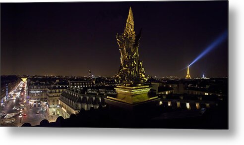 Paris Opera House Metal Print featuring the photograph Paris Opera House by Al Hurley