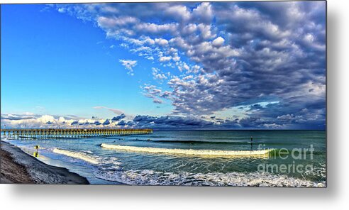 Surf City Metal Print featuring the photograph Fresh and Clean by DJA Images