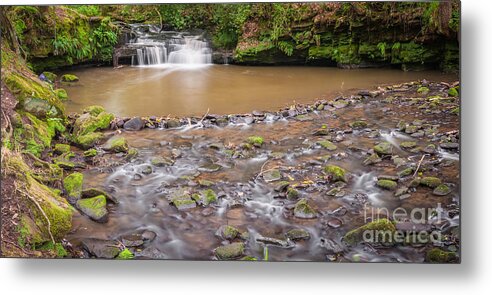Airedale Metal Print featuring the photograph Goit Stock Falls on Harden Beck, by Mariusz Talarek