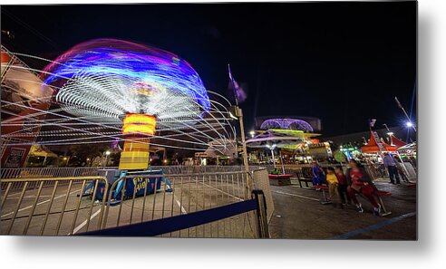 Houston Metal Print featuring the photograph Houston Texas Live Stock Show and Rodeo #10 by Micah Goff