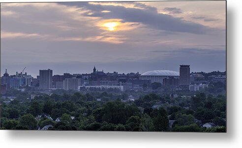 Syracuse Metal Print featuring the photograph Orange Haze by Everet Regal