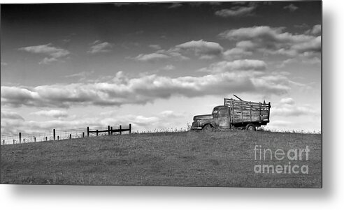 Floyd Metal Print featuring the photograph Out for Delivery in Floyd Virginia by T Lowry Wilson