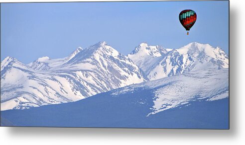 Rockies Metal Print featuring the photograph Over The Rockies by Scott Mahon