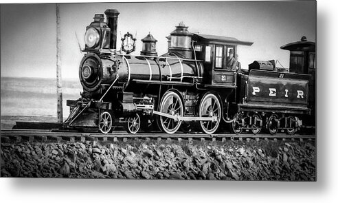Locomotive Metal Print featuring the photograph Peir Locomotive #21 by Franchi Torres