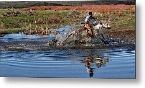 Colorado Metal Print featuring the photograph River Crossing by Kristal Kraft