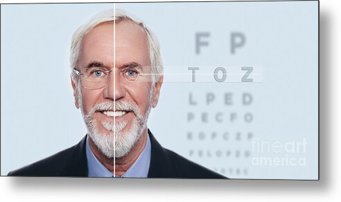 Eye Chart Metal Print featuring the photograph Eye Test #28 by Peakstock / Science Photo Library