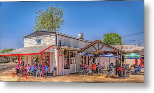 Boerne Metal Print featuring the photograph Lunch Time in Boerne Texas by G Lamar Yancy