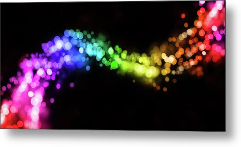 Curve Metal Print featuring the photograph Magical Lights by Skystardream