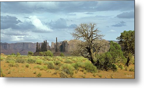 Monument Valley Metal Print featuring the photograph Monument Valley 09 by Gordon Semmens