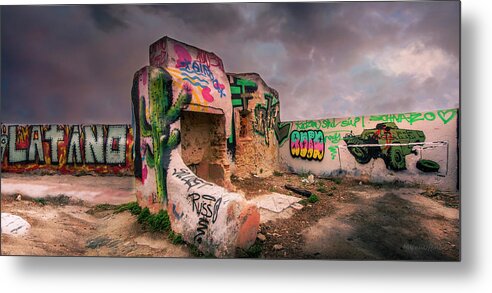 Wall Metal Print featuring the photograph The Wall by Micah Offman