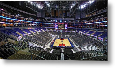 Inside Staples Center Panorama by David Zanzinger