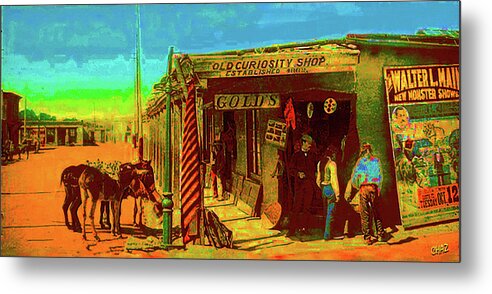 Desert Metal Print featuring the digital art Old West by CHAZ Daugherty