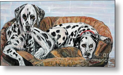 Animals Metal Print featuring the painting Taking a Break by Lyric Lucas