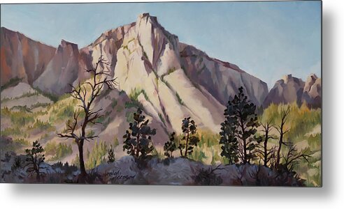 Southwest Metal Print featuring the painting The East Rim by Jordan Henderson