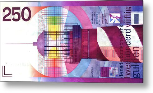 Money Metal Print featuring the digital art Vuurtoren by Luc Van de Steeg