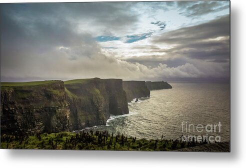 Cliffs Of Moher Metal Print featuring the photograph Cliffs of Moher by Agnes Caruso