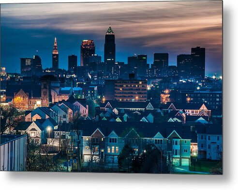 2x3 Metal Print featuring the photograph Good Night Cleveland #1 by At Lands End Photography