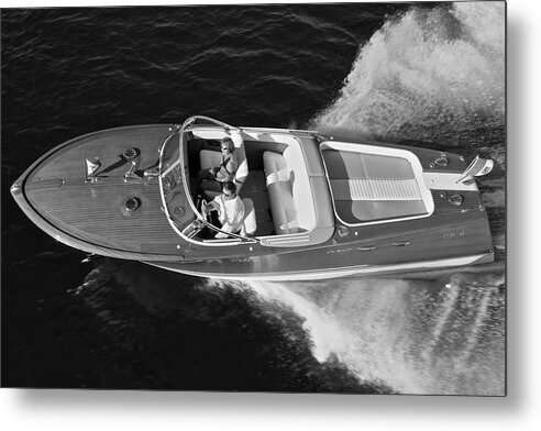 Riva Metal Print featuring the photograph Riva Aquarama #30 by Steven Lapkin