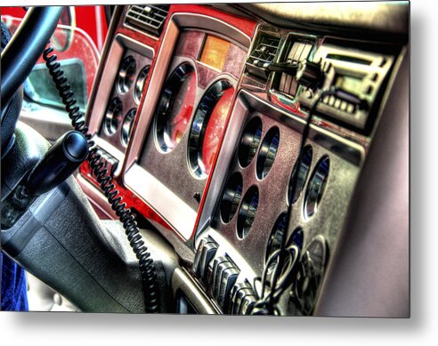 Ship Metal Print featuring the photograph Dashboard 34639 by Jerry Sodorff