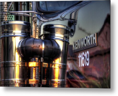 Transportation Metal Print featuring the photograph Kenworth 11619 34712 by Jerry Sodorff
