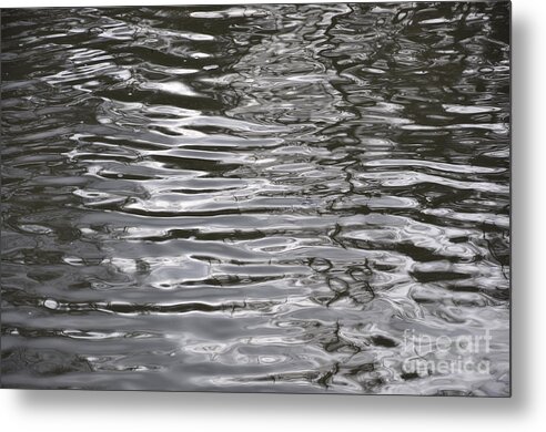 Water Metal Print featuring the photograph River Ripples by Mark Messenger