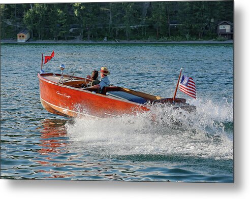 Boat Metal Print featuring the photograph Classic Riva #17 by Steven Lapkin