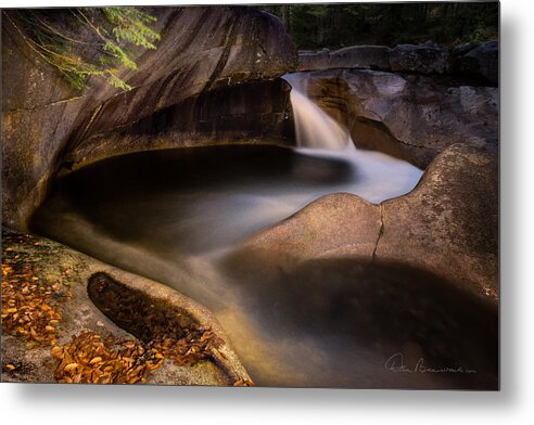 Basin Metal Print featuring the photograph The Basin at Franconia Notch 0111 by Dan Beauvais