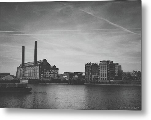 Gothic Metal Print featuring the photograph Bleak Industry by Joseph Westrupp
