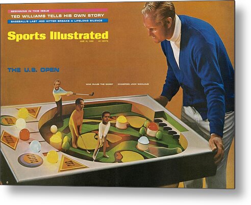 Magazine Cover Metal Print featuring the photograph Jack Nicklaus, 1968 Us Open Preview Sports Illustrated Cover by Sports Illustrated
