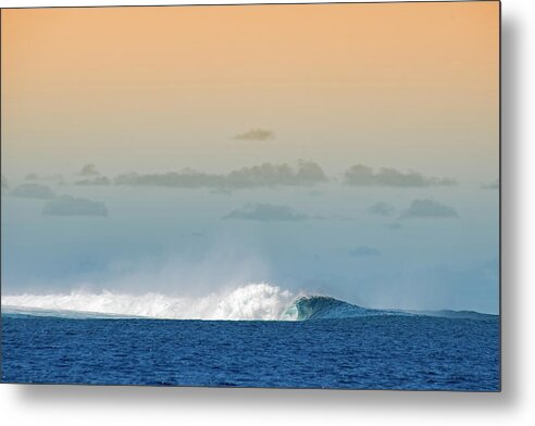 Wave Metal Print featuring the photograph Moorea Swell by Tanya G Burnett