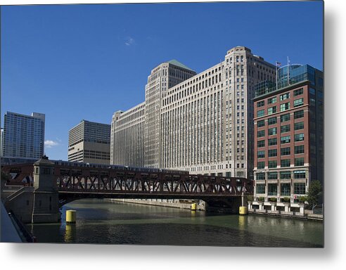 Chicago Metal Print featuring the photograph Merchandise Mart Building by Patrick Warneka
