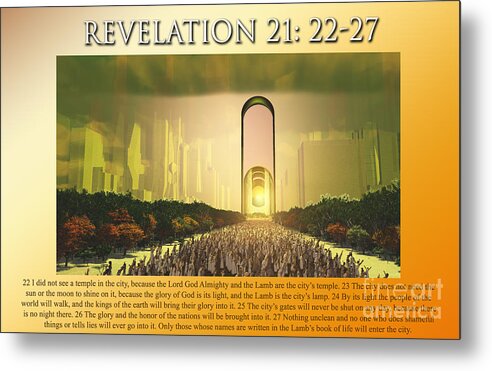 Heaven Metal Print featuring the digital art Entering God's Home by William Ladson